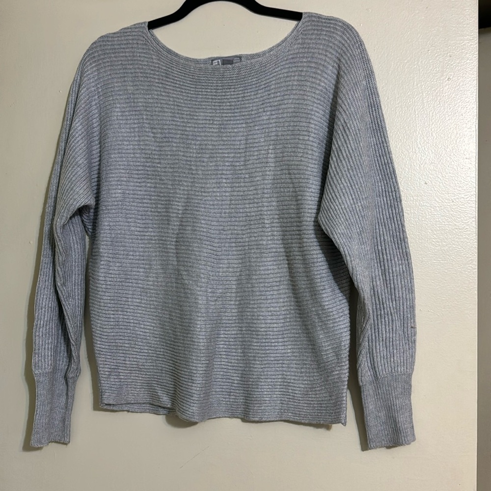 Wool blend ribbed sweater